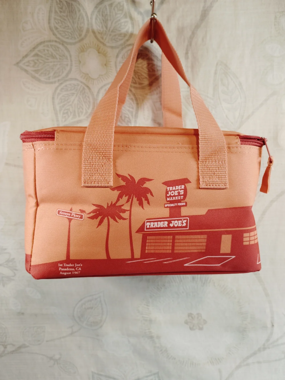 Trader Joe's Coral Mini Insulated Tote